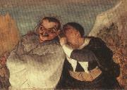 Honore Daumier Crispin and Scapin Germany oil painting artist
